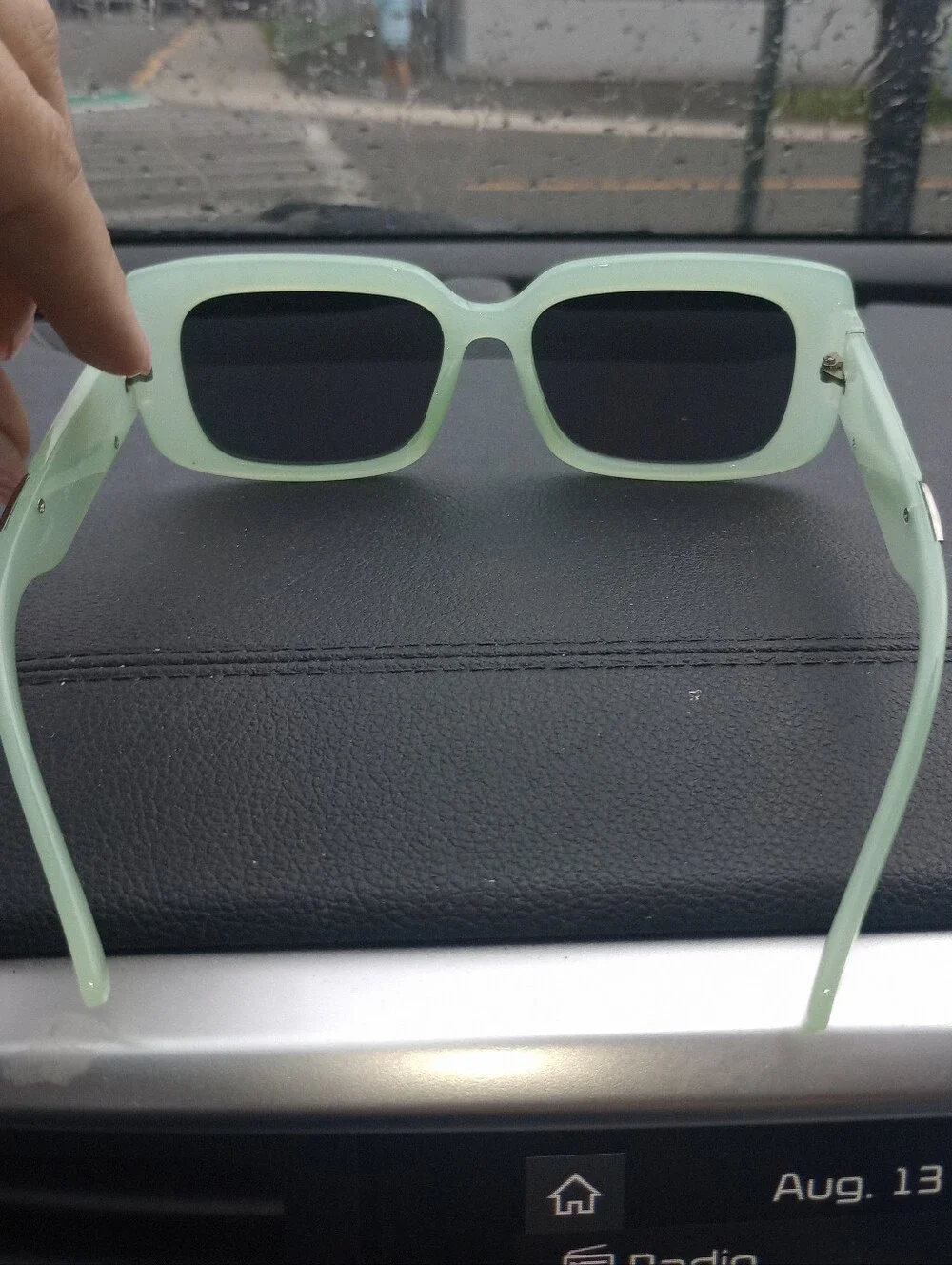 Madden NYC  Women's Clear Mint Green  Sunglasses